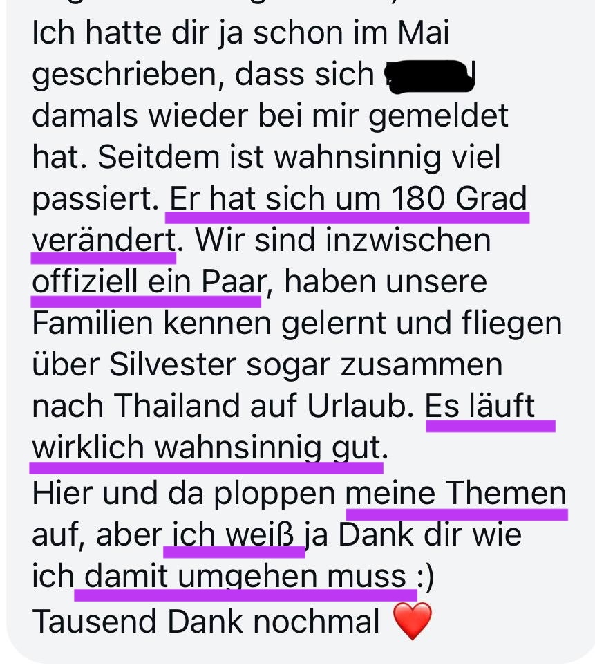 Er hat sich um 180° verändert.